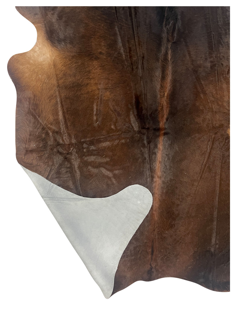 Aura Cowhide 75412 Brown Ivory Cowhide Cowhide Rug