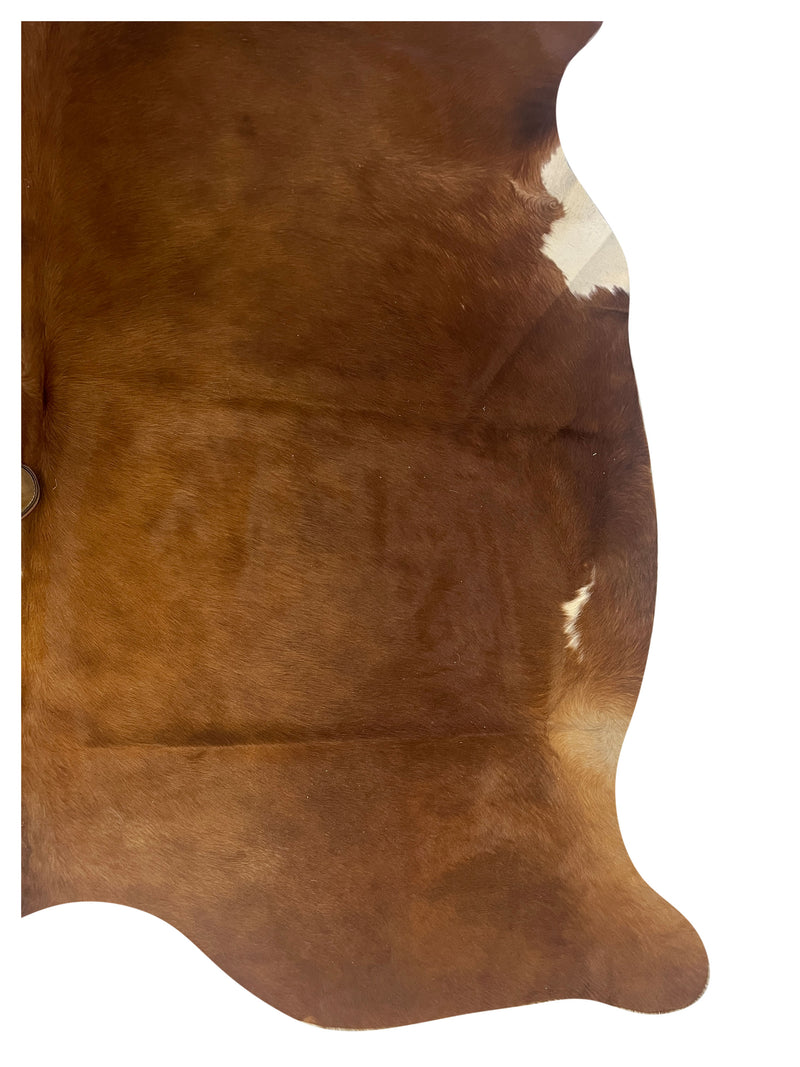 Aura Cowhide 75413 Brwon Ivory Cowhide Cowhide Rug