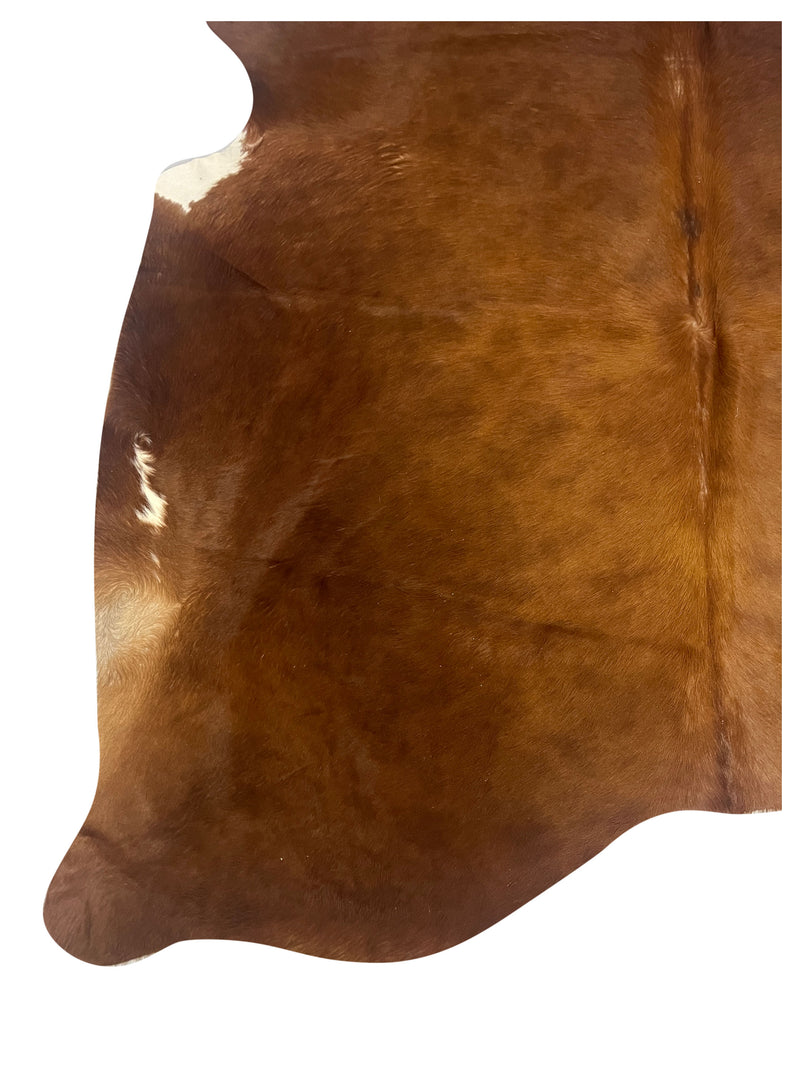 Aura Cowhide 75413 Brwon Ivory Cowhide Cowhide Rug