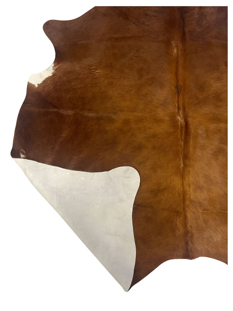 Aura Cowhide 75413 Brwon Ivory Cowhide Cowhide Rug