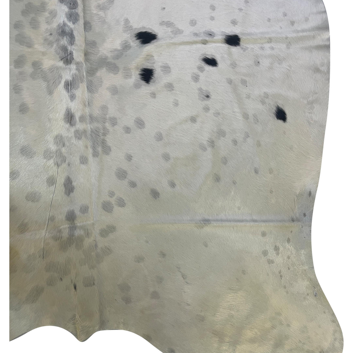 Aura Cowhide 75414 Ivory Brown Cowhide Cowhide Rug