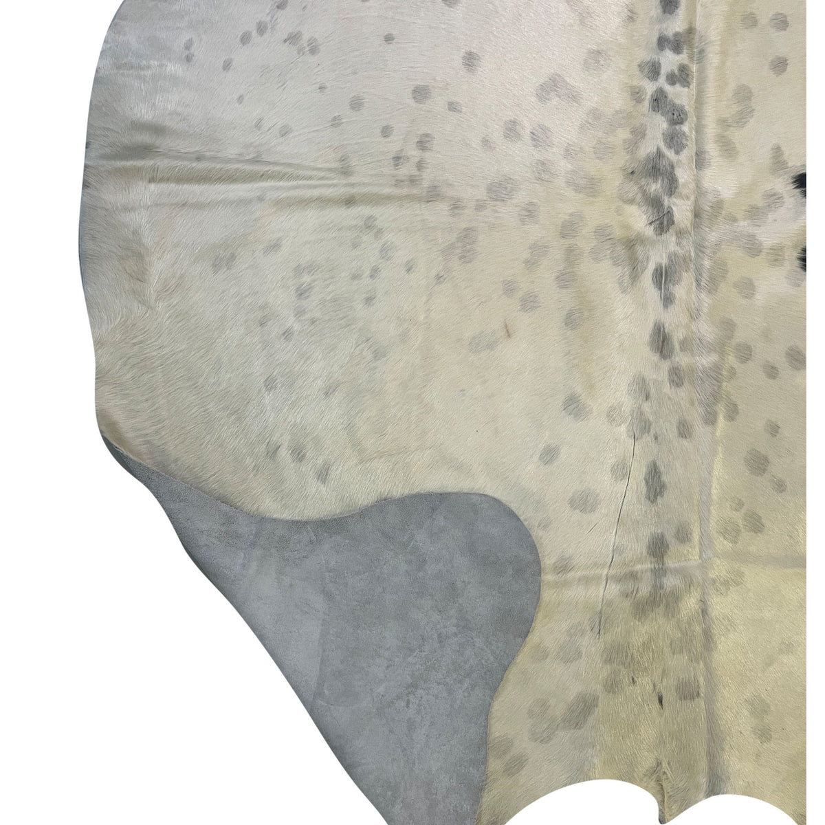 Aura Cowhide 75414 Ivory Brown Cowhide Cowhide Rug