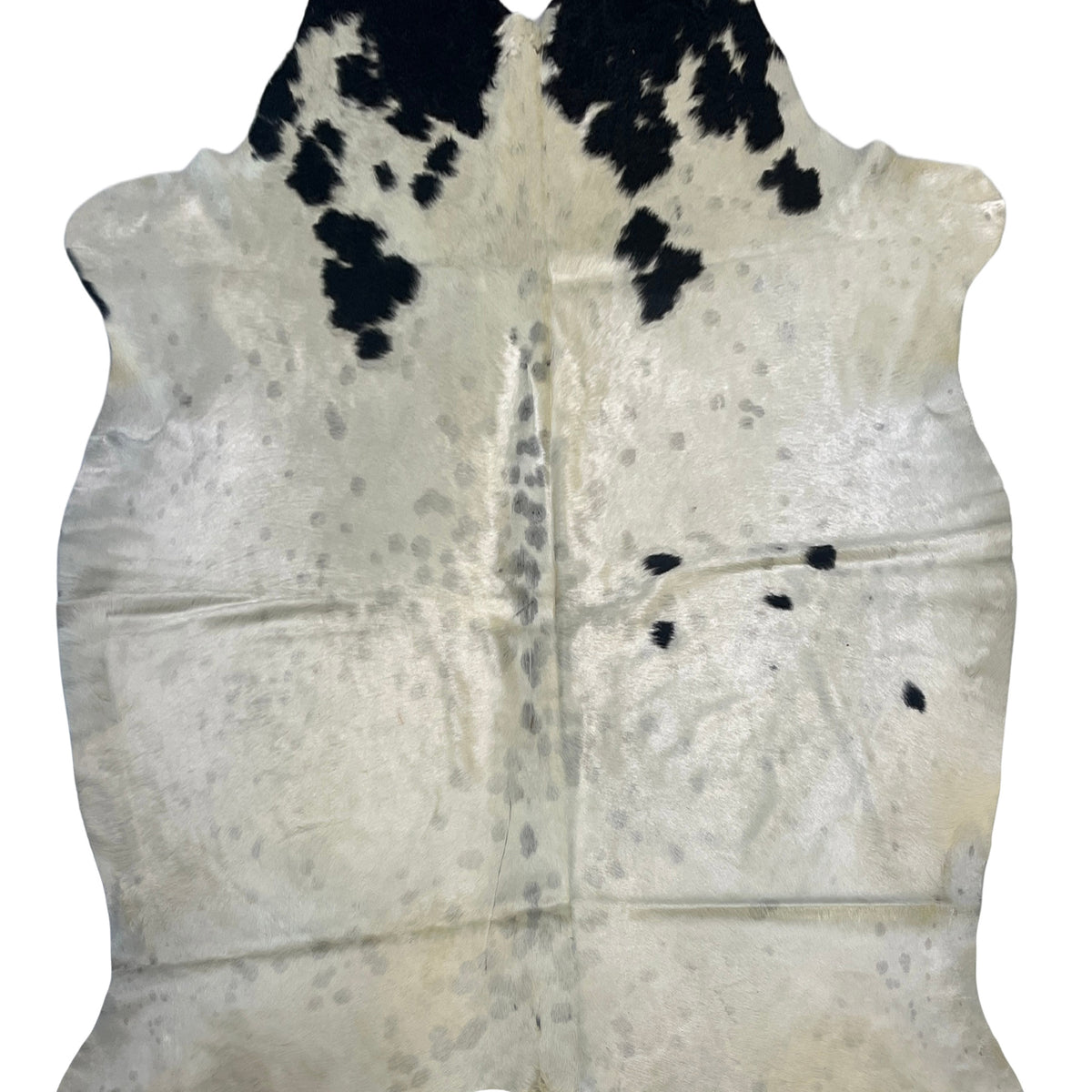 Aura Cowhide 75414 Ivory Brown Cowhide Cowhide Rug