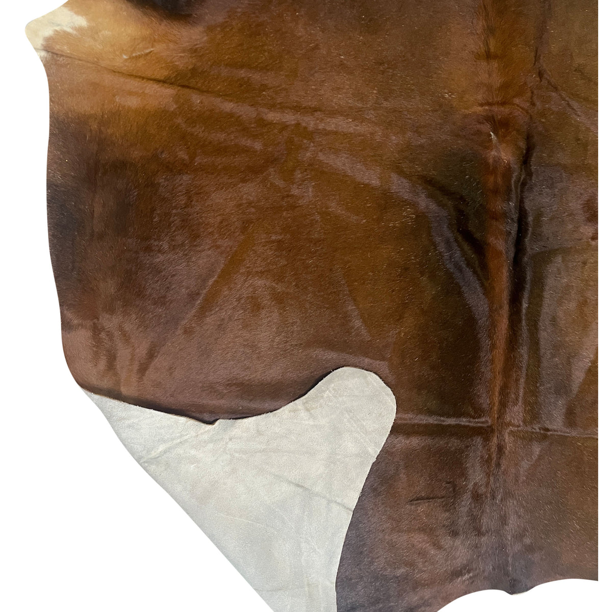 Aura Cowhide 75415 Brown Ivory Cowhide Cowhide Rug