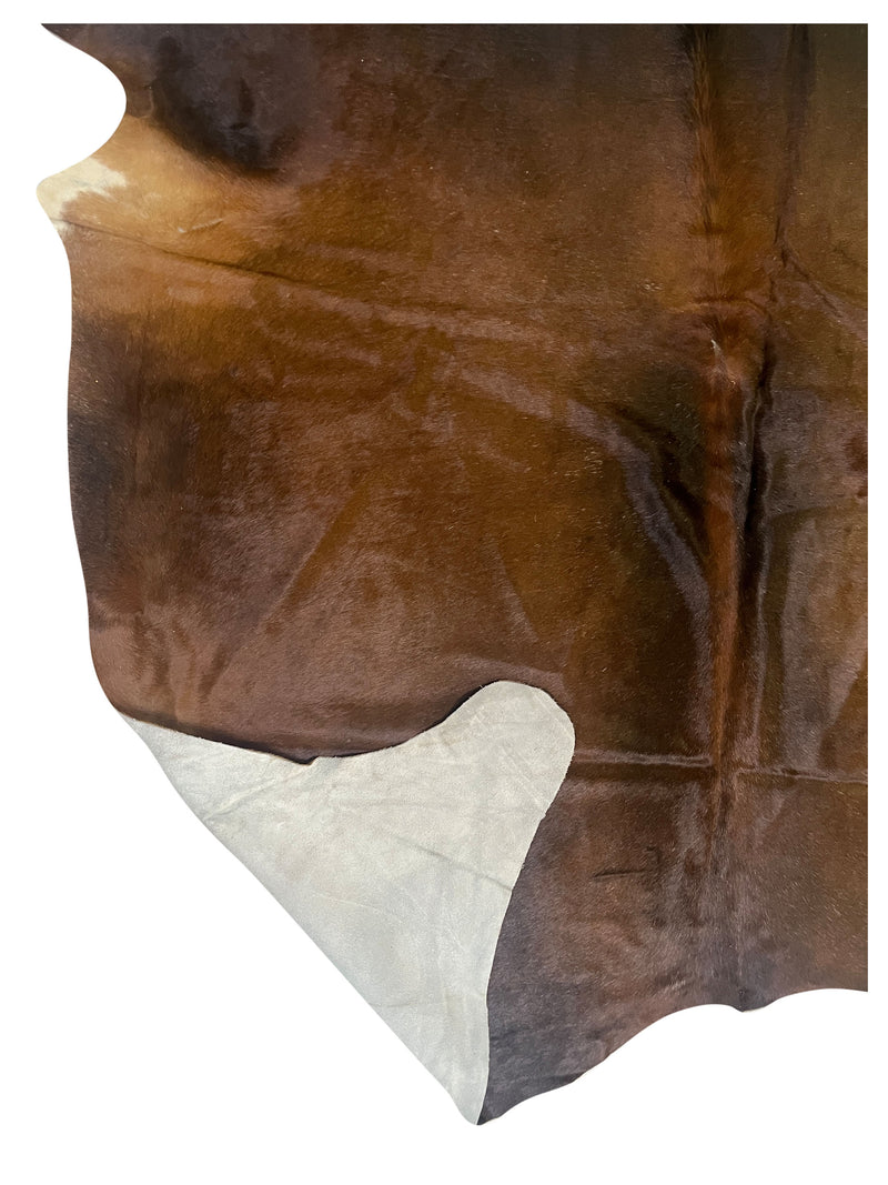 Aura Cowhide 75415 Brown Ivory Cowhide Cowhide Rug