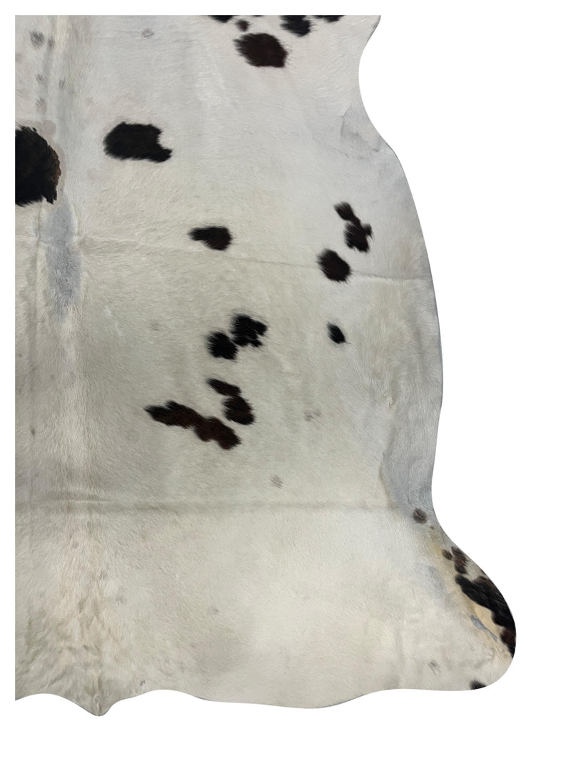 Aura Cowhide 75416 Ivory Black Cowhide Cowhide Rug