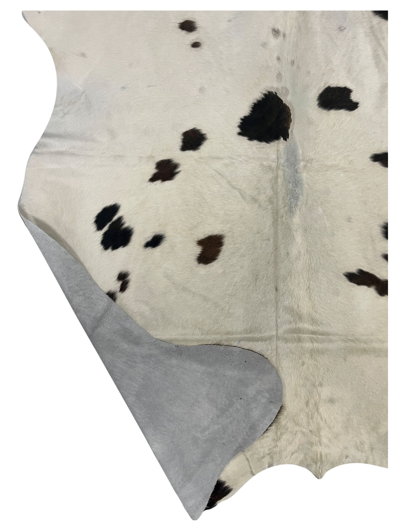 Aura Cowhide 75416 Ivory Black Cowhide Cowhide Rug