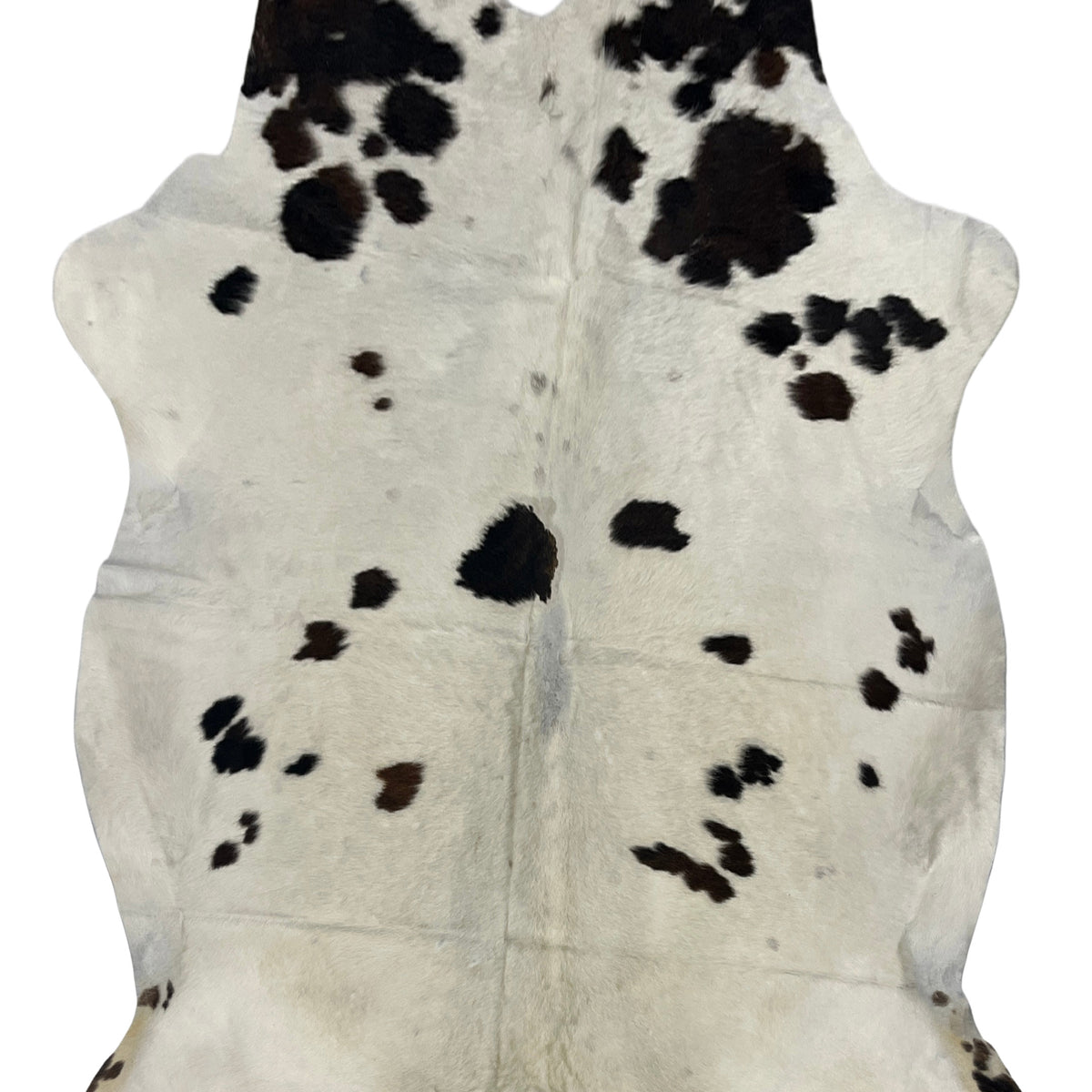 Aura Cowhide 75416 Ivory Black Cowhide Cowhide Rug