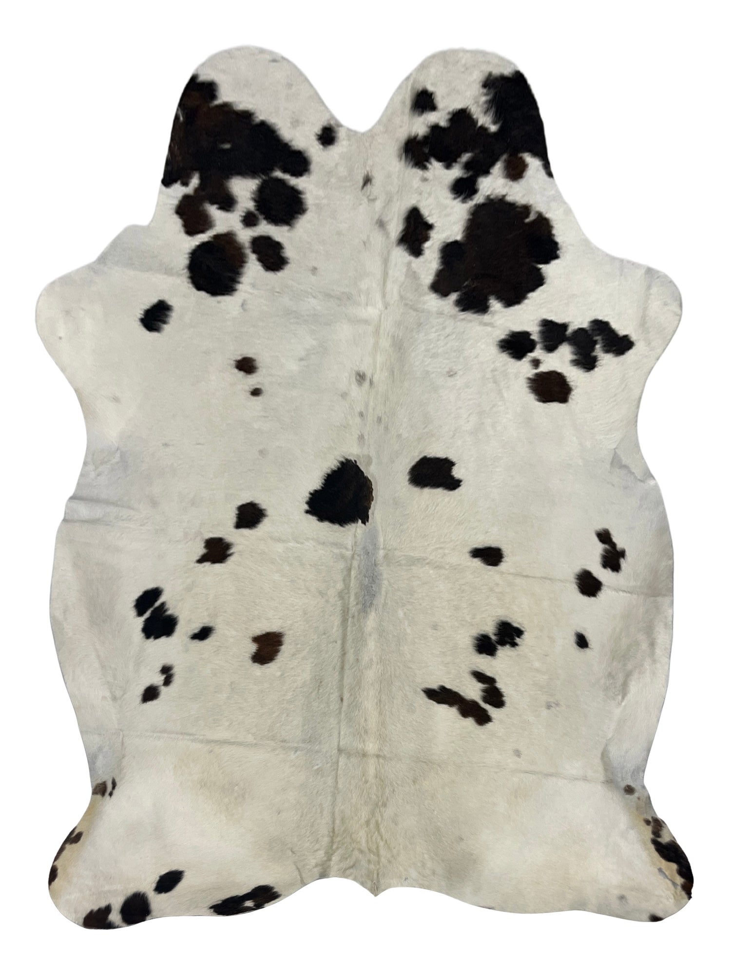 Aura Cowhide 75416 Ivory Black Cowhide Cowhide Rug