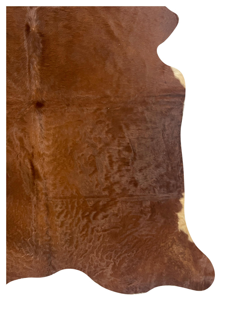 Aura Cowhide 75418 Brown Ivory Cowhide Cowhide Rug