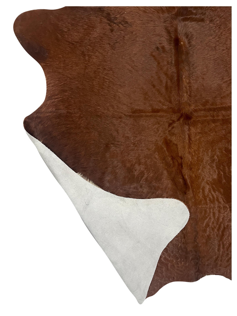 Aura Cowhide 75418 Brown Ivory Cowhide Cowhide Rug