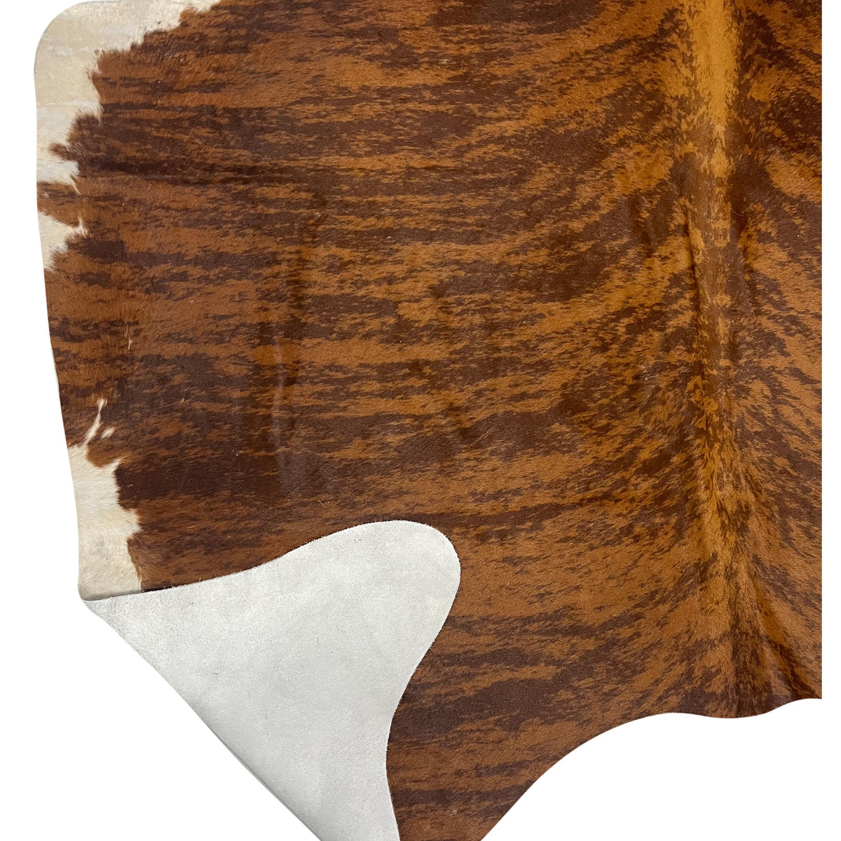 Aura Cowhide 75419 Brindle Brown Cowhide Cowhide Rug