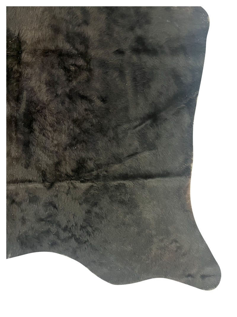 Aura Cowhide 75420 Black Black Cowhide Cowhide Rug