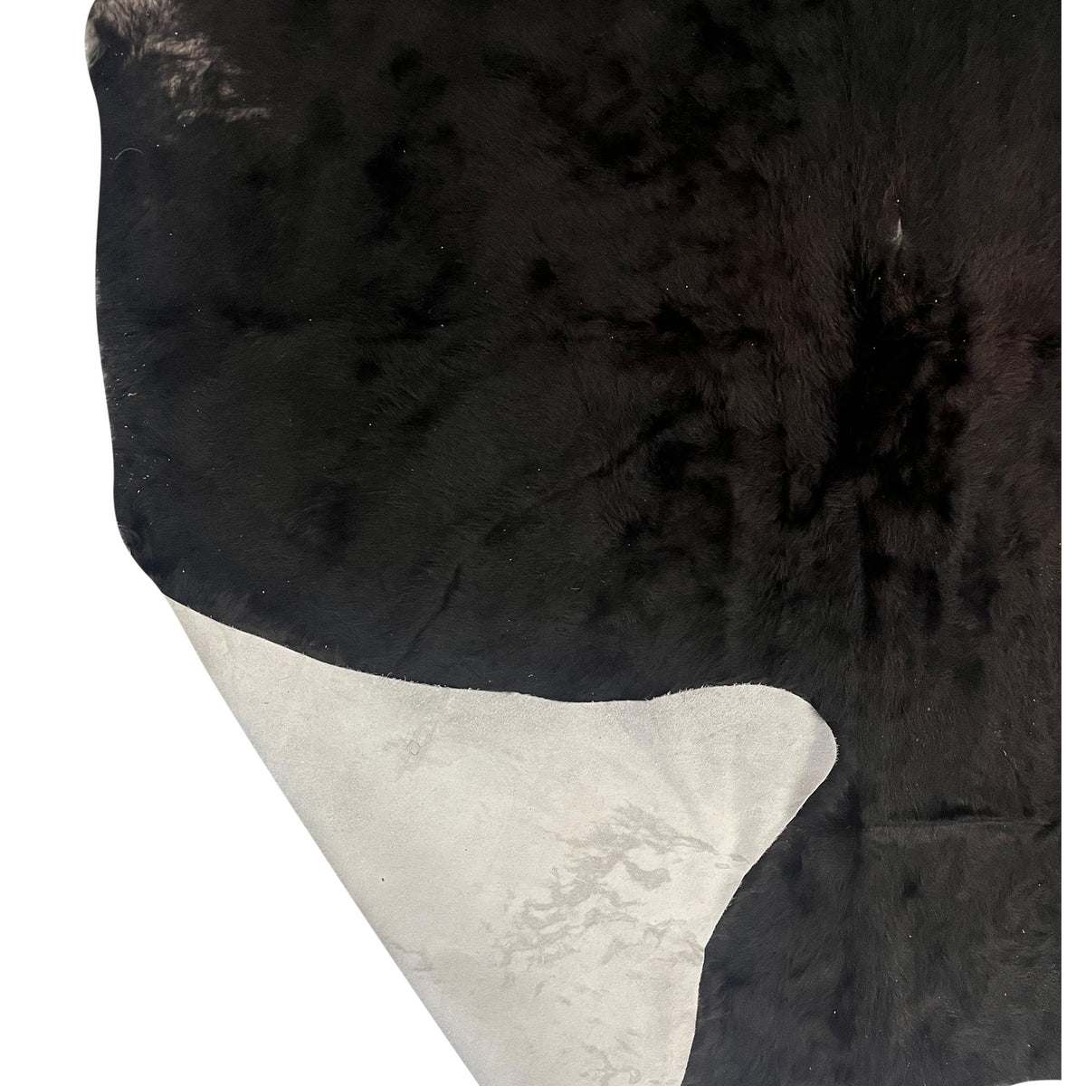 Aura Cowhide 75420 Black Black Cowhide Cowhide Rug