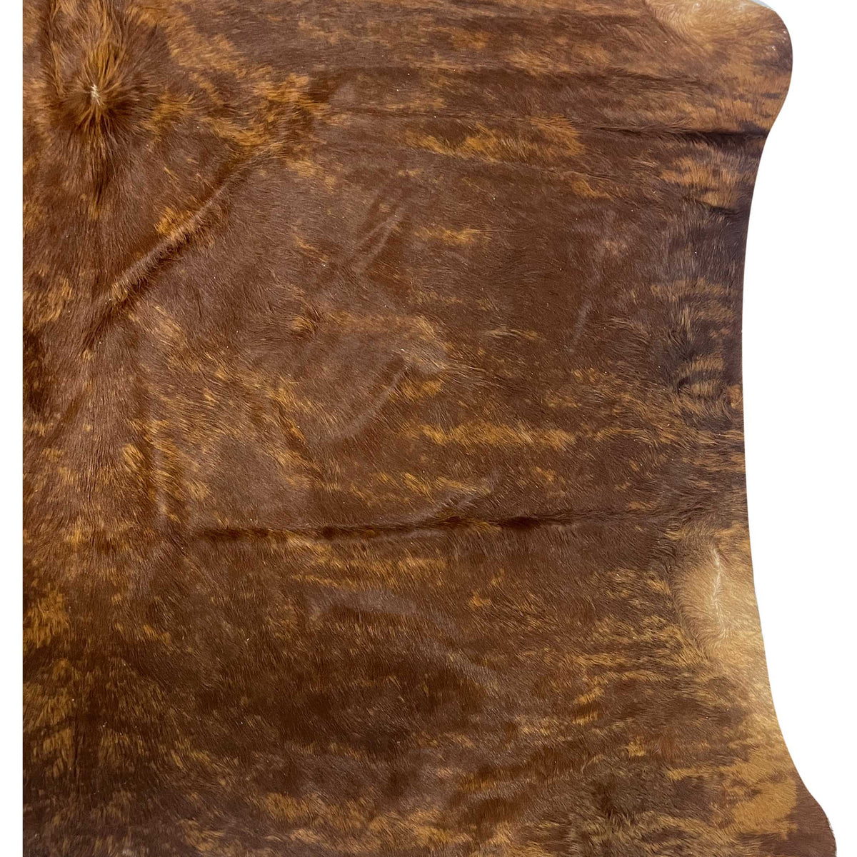 Aura Cowhide 75421 Brindle Brown Cowhide Cowhide Rug