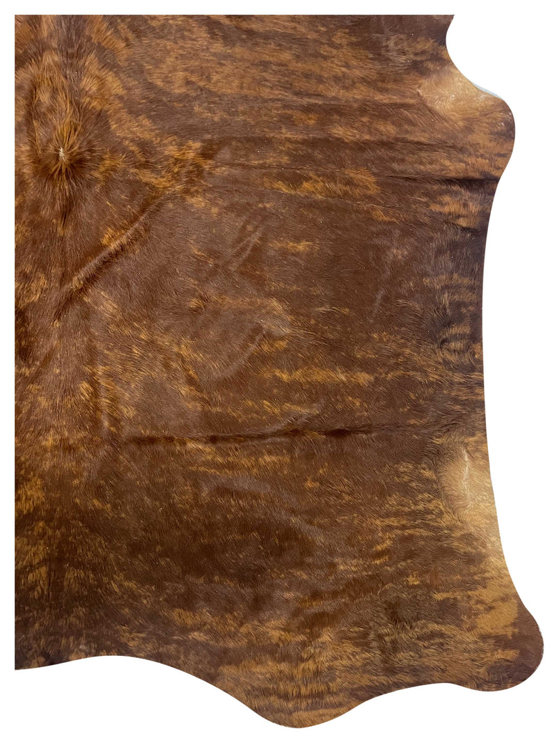 Aura Cowhide 75421 Brindle Brown Cowhide Cowhide Rug