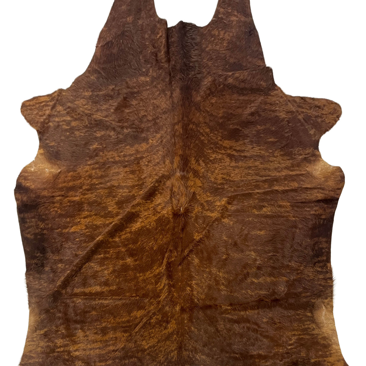 Aura Cowhide 75421 Brindle Brown Cowhide Cowhide Rug