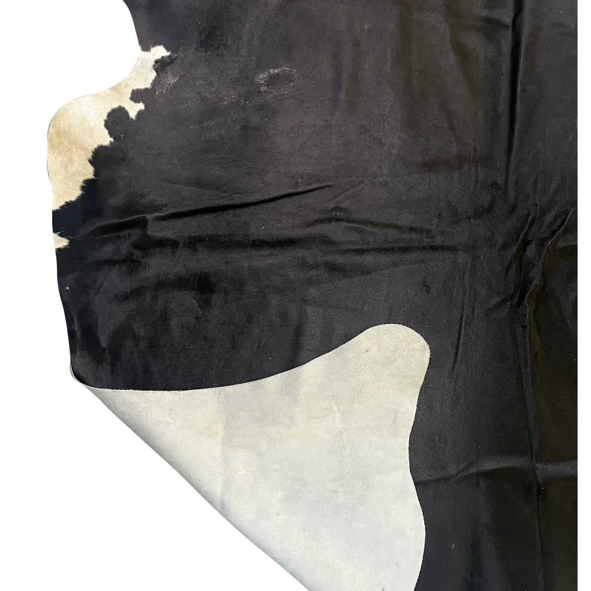 Aura Cowhide 75423 Black Ivory Cowhide Cowhide Rug