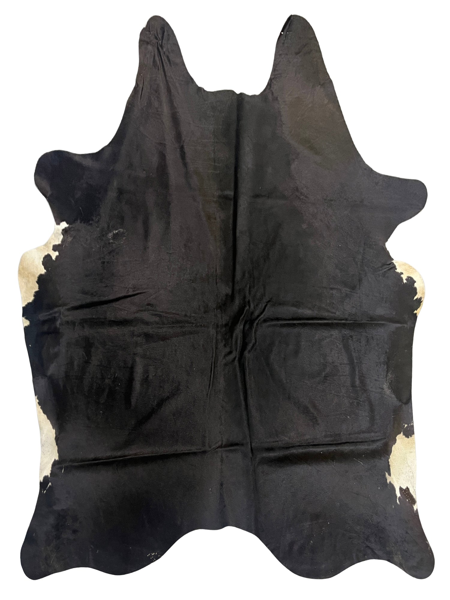 Aura Cowhide 75423 Black Ivory Cowhide Cowhide Rug