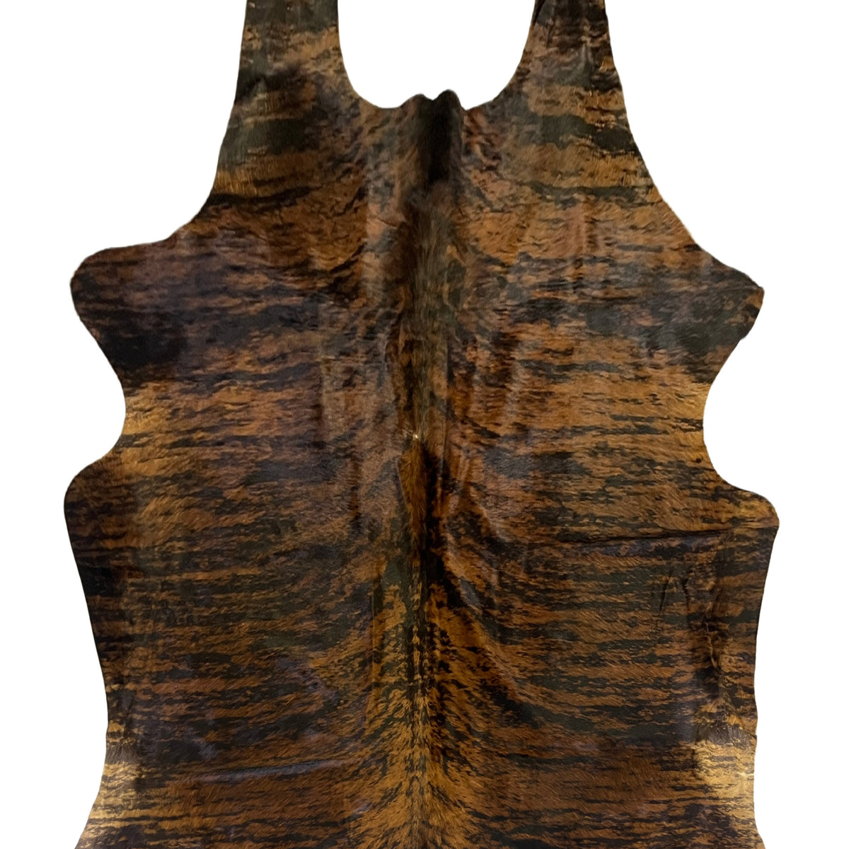 Aura Cowhide 75424 Brindle Brown Cowhide Cowhide Rug