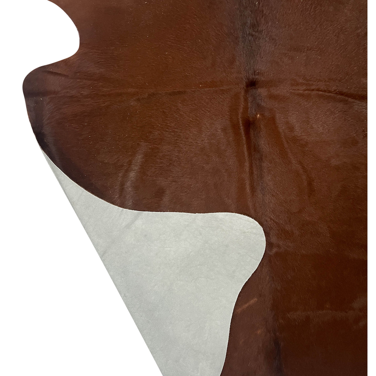Aura Cowhide 75427 Brown Ivory Cowhide Cowhide Rug
