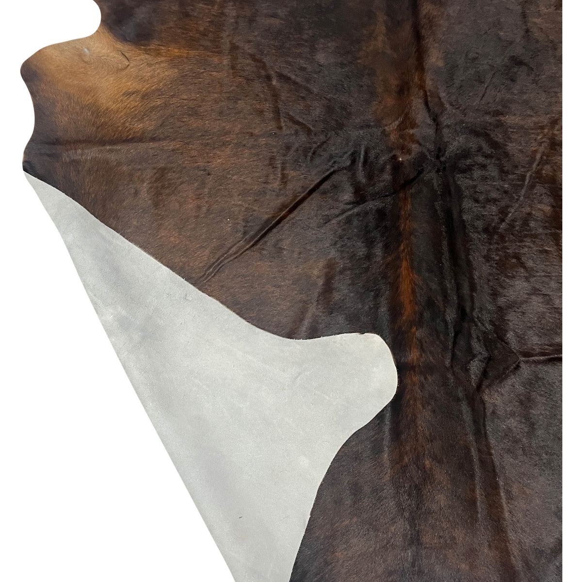 Aura Cowhide 75428 Brown Ivory Cowhide Cowhide Rug
