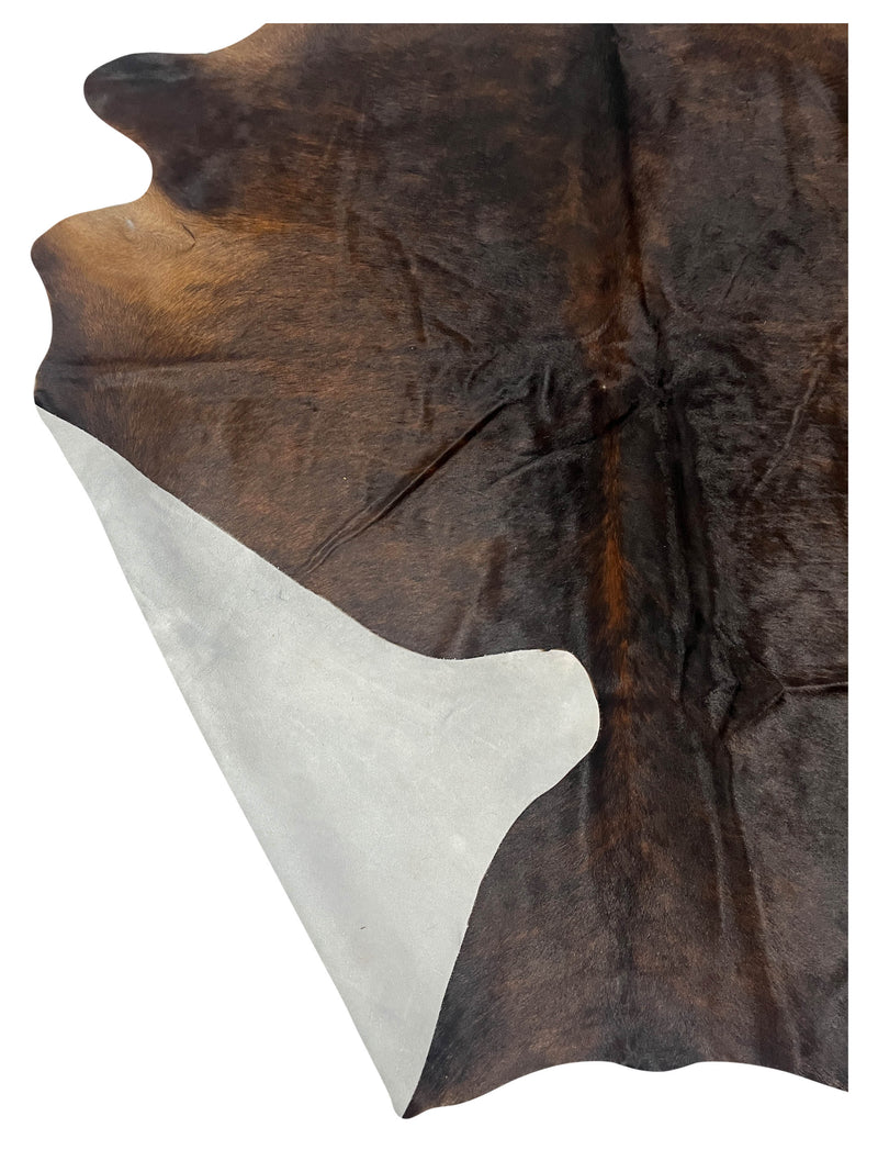 Aura Cowhide 75428 Brown Ivory Cowhide Cowhide Rug