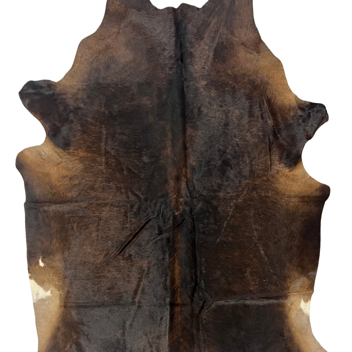 Aura Cowhide 75428 Brown Ivory Cowhide Cowhide Rug