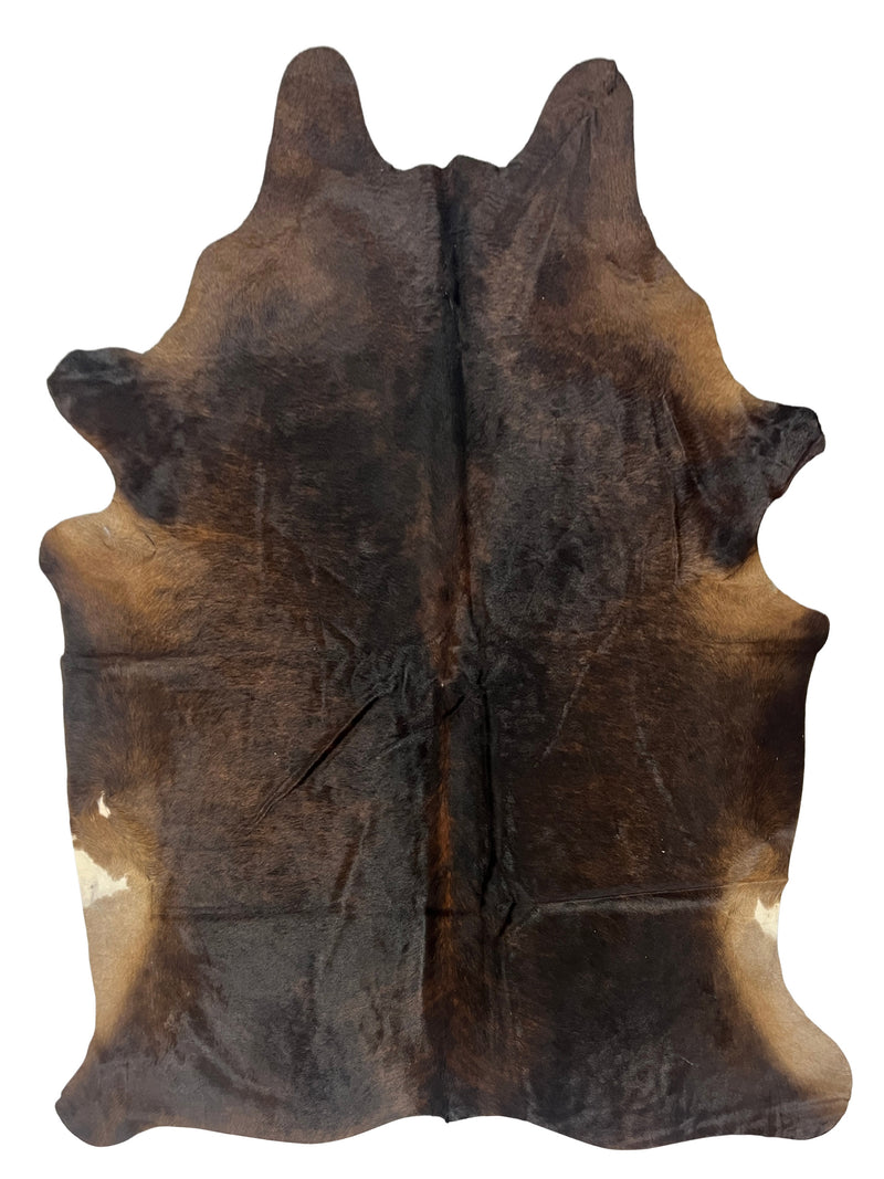 Aura Cowhide 75428 Brown Ivory Cowhide Cowhide Rug