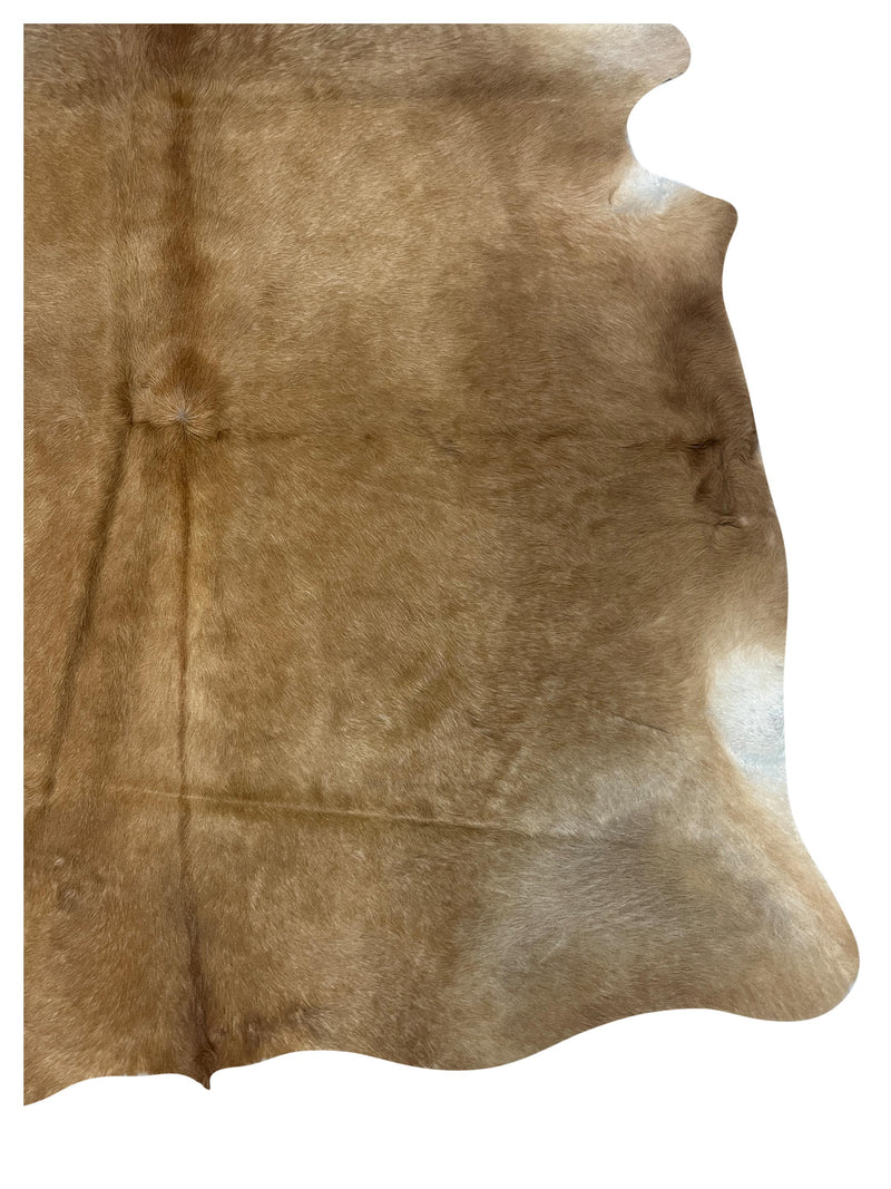 Aura Cowhide 75430 Camel Ivory Cowhide Cowhide Rug