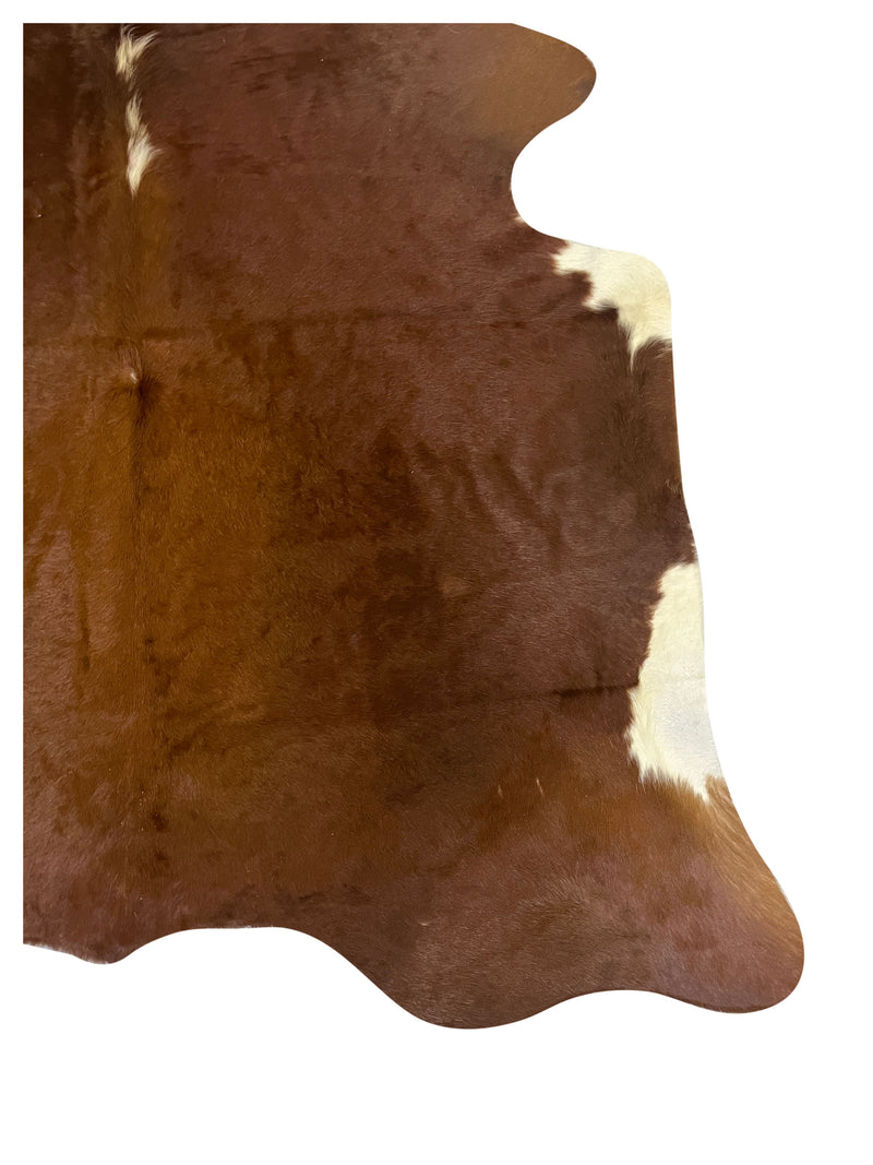 Aura Cowhide 75433 Brown Ivory Cowhide Cowhide Rug