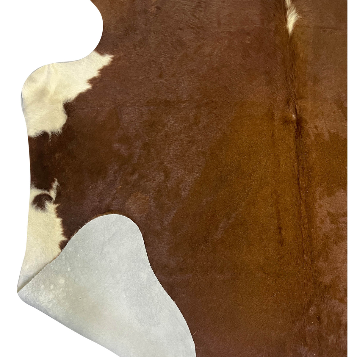 Aura Cowhide 75433 Brown Ivory Cowhide Cowhide Rug