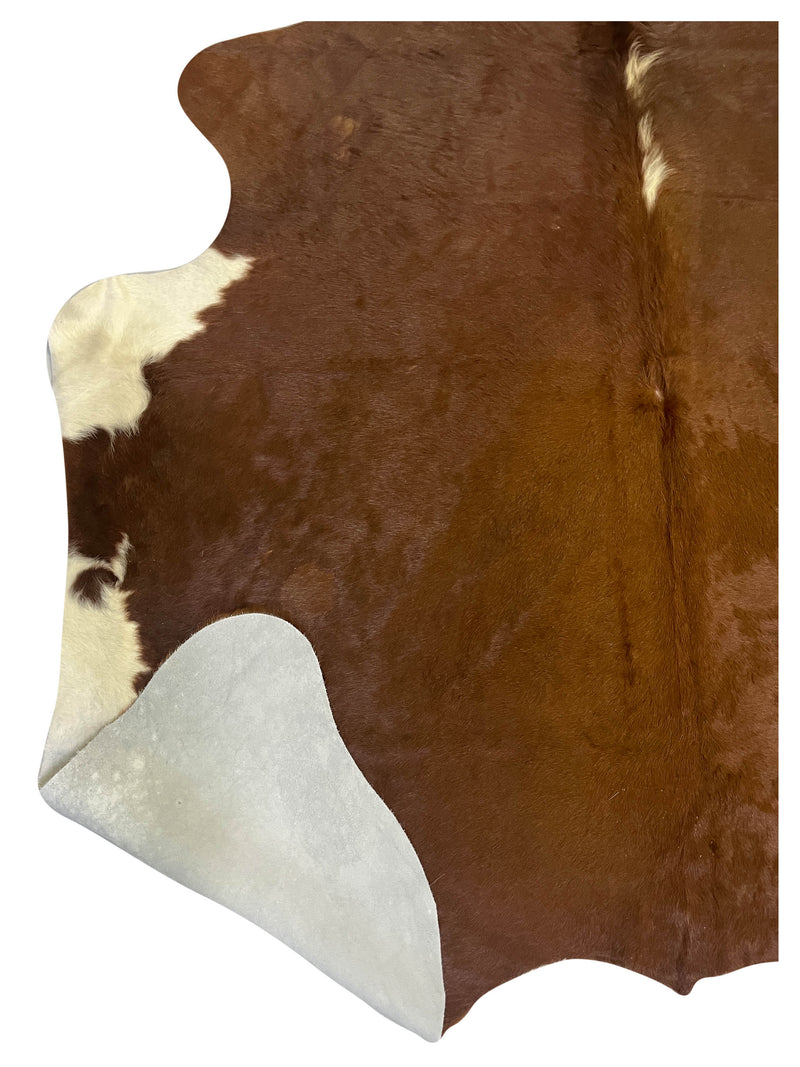 Aura Cowhide 75433 Brown Ivory Cowhide Cowhide Rug
