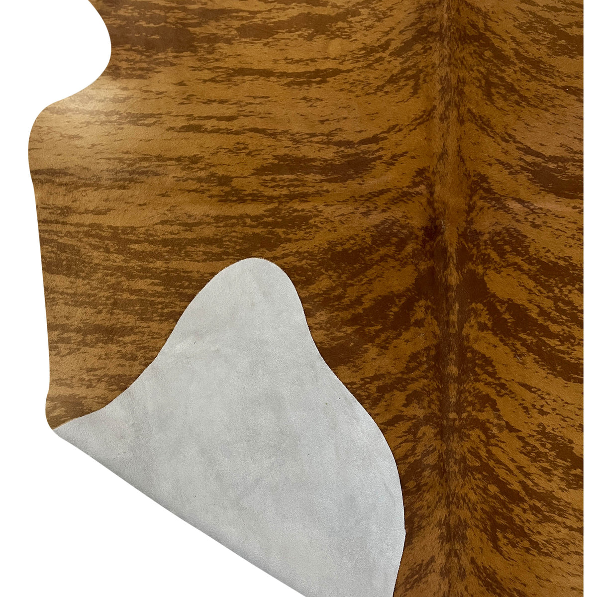Aura Cowhide 75435 Brindle Brown Cowhide Cowhide Rug