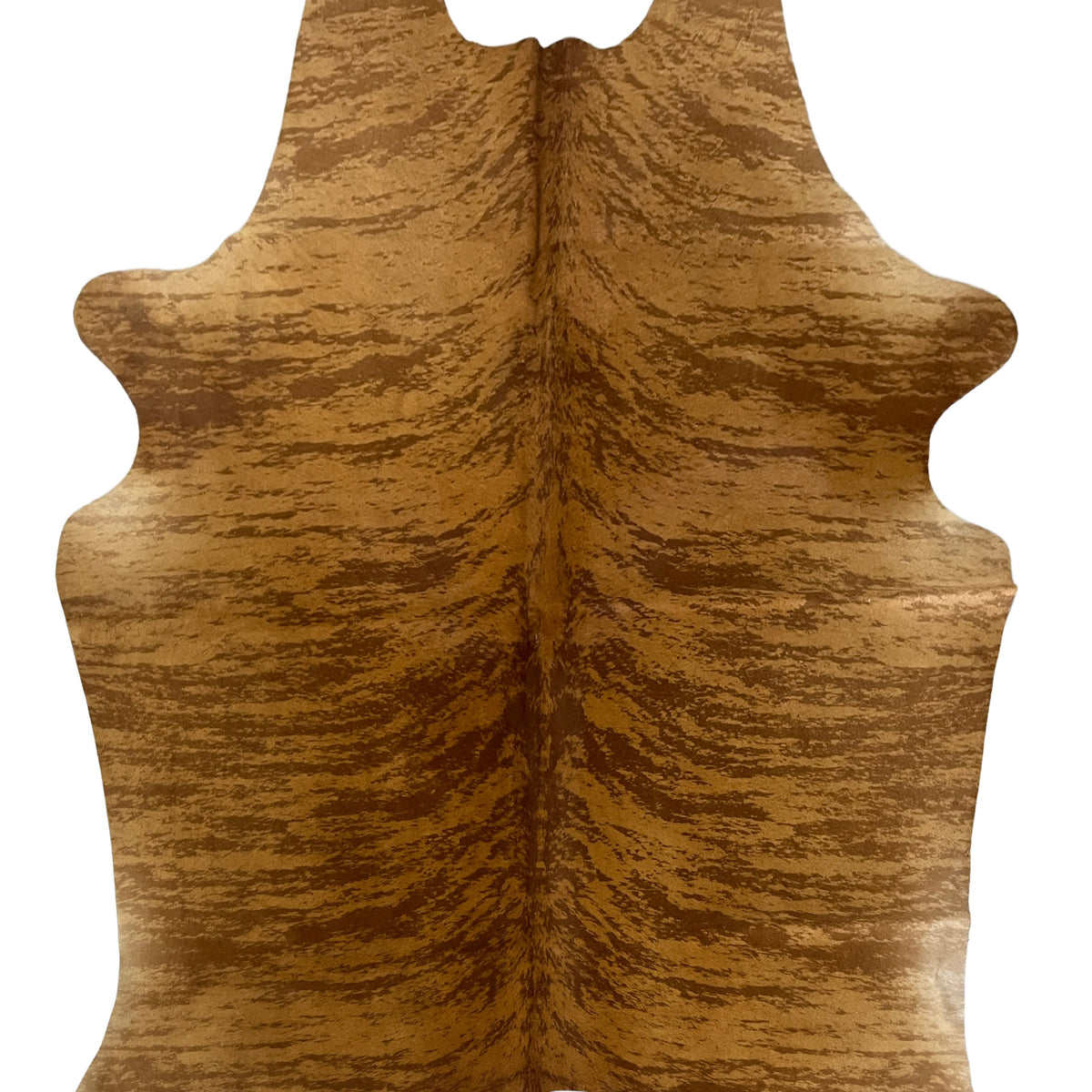 Aura Cowhide 75435 Brindle Brown Cowhide Cowhide Rug