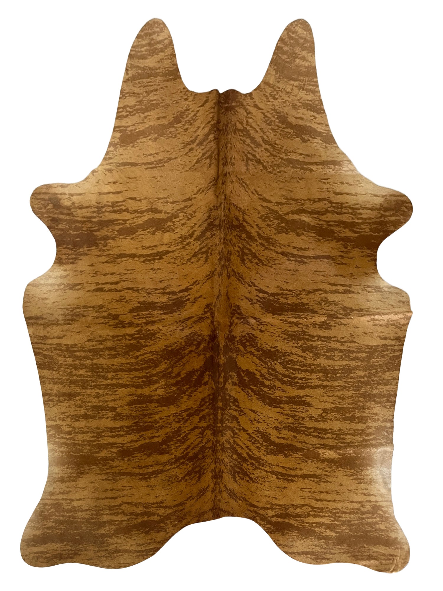 Aura Cowhide 75435 Brindle Brown Cowhide Cowhide Rug
