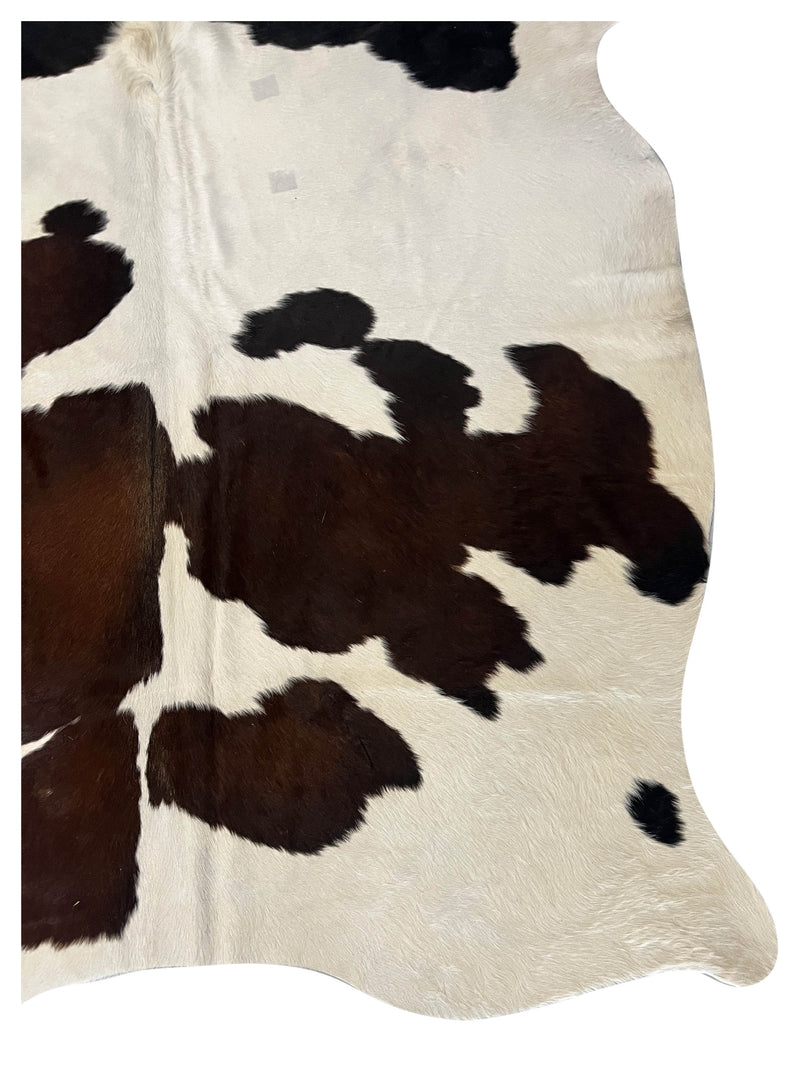Aura Cowhide 75436 Ivory Espresso Cowhide Cowhide Rug