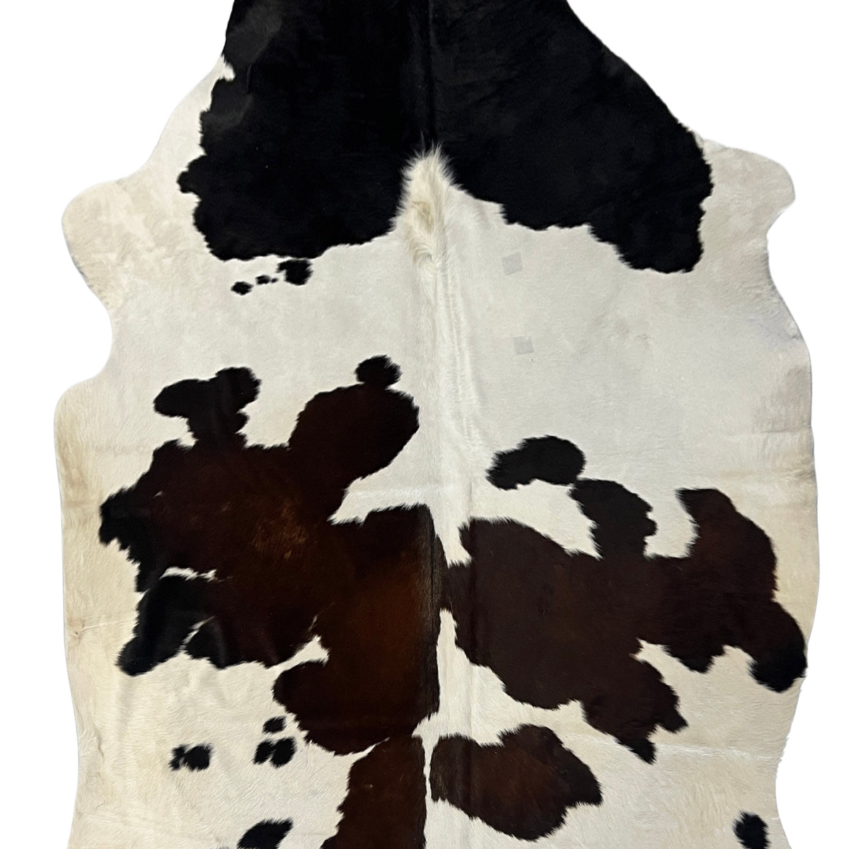 Aura Cowhide 75436 Ivory Espresso Cowhide Cowhide Rug