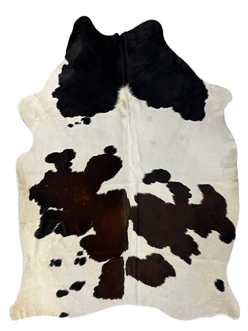 Aura Cowhide 75436 Ivory Espresso Cowhide Cowhide Rug