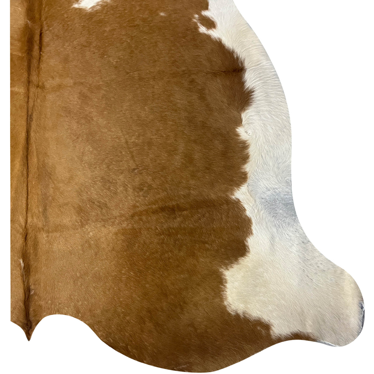 Aura Cowhide 75437 Camel Ivory Cowhide Cowhide Rug
