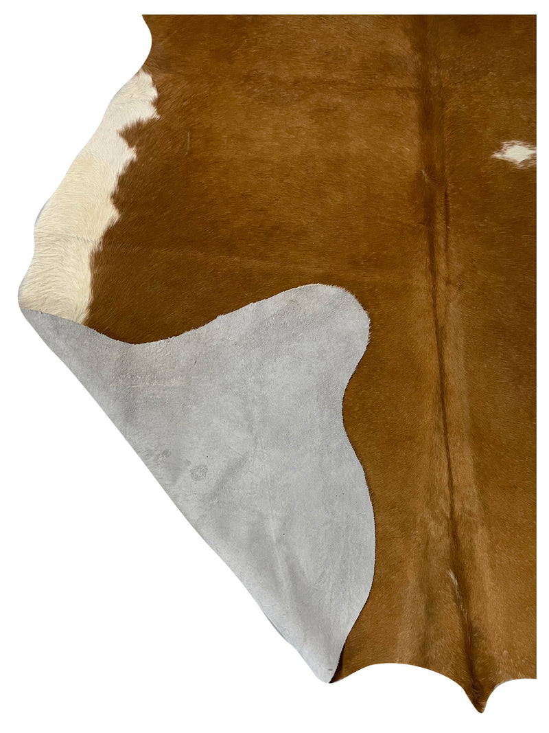 Aura Cowhide 75437 Camel Ivory Cowhide Cowhide Rug