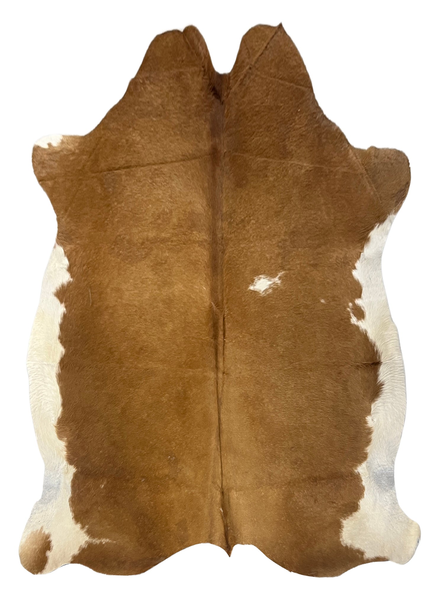 Aura Cowhide 75437 Camel Ivory Cowhide Cowhide Rug
