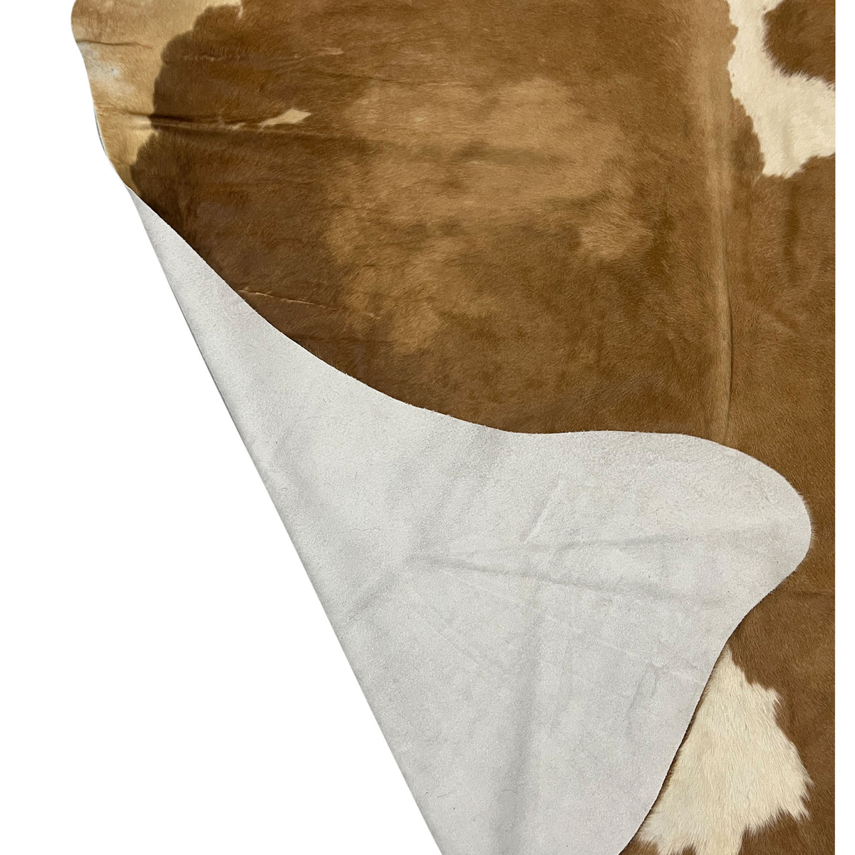 Aura Cowhide 75438 Camel Ivory Cowhide Cowhide Rug