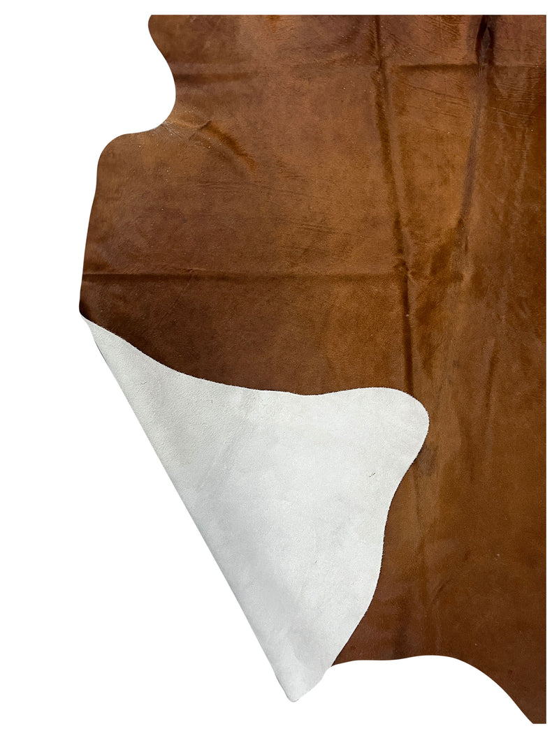 Aura Cowhide 75439 Brown Ivory Cowhide Cowhide Rug