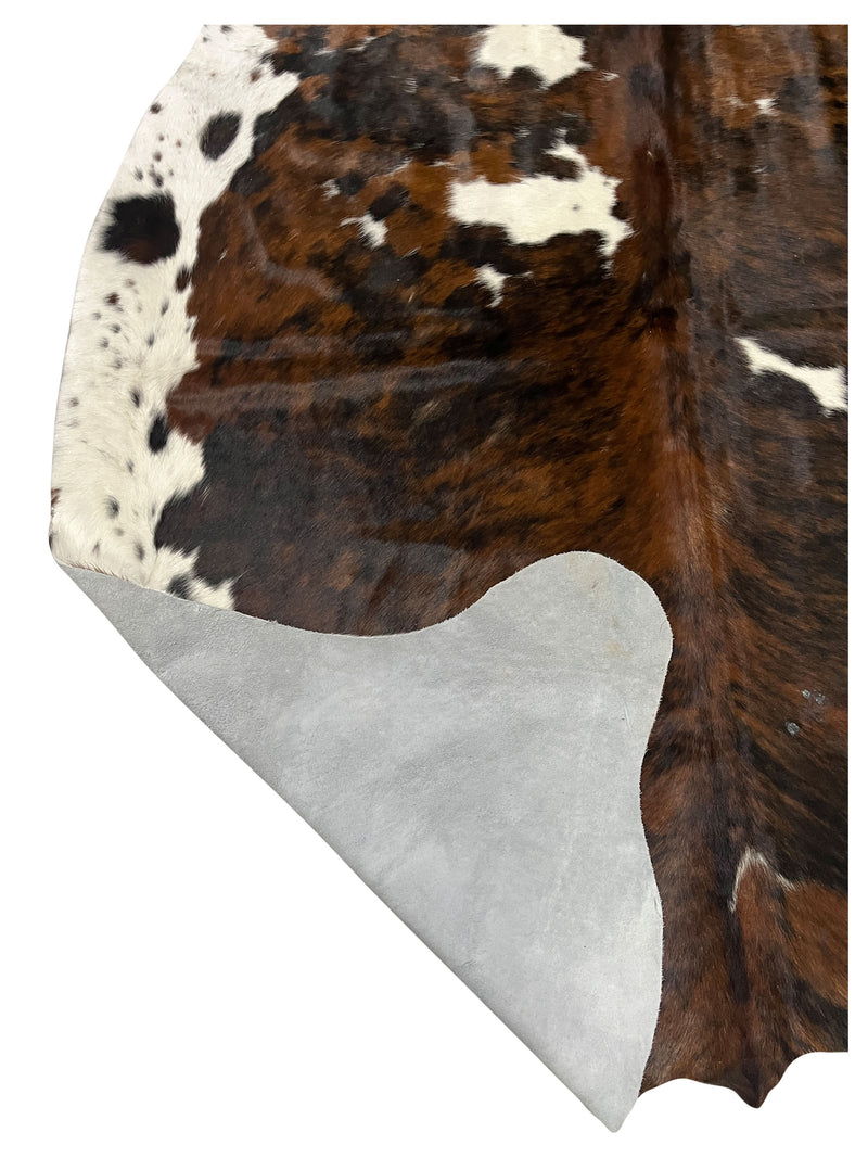 Aura Cowhide 75441 Brown Ivory Cowhide Cowhide Rug