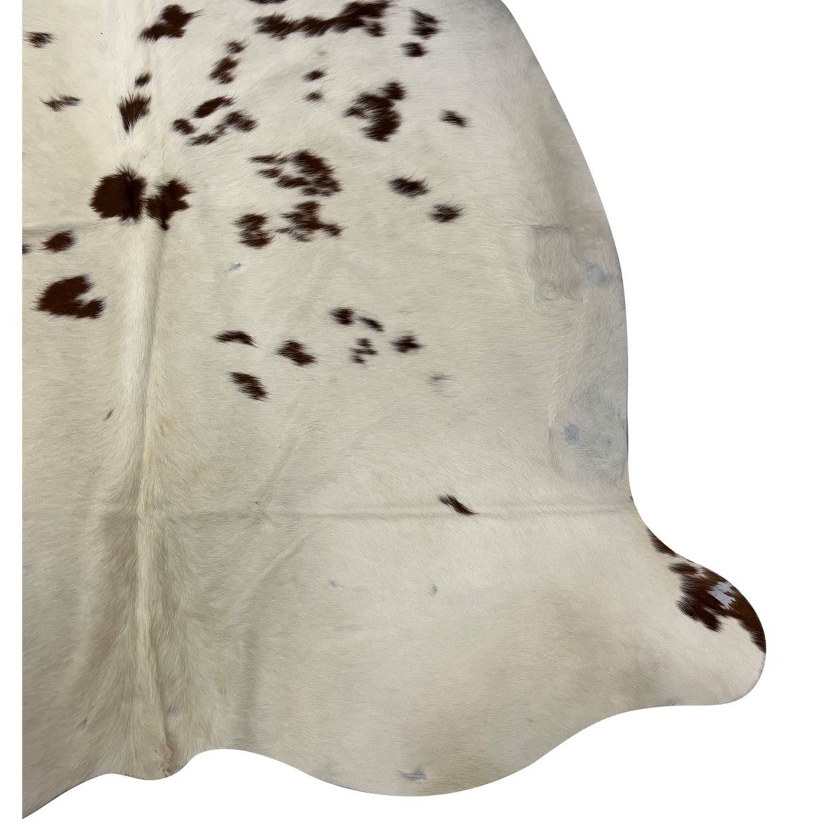 Aura Cowhide 75442 Ivory Brown Cowhide Cowhide Rug