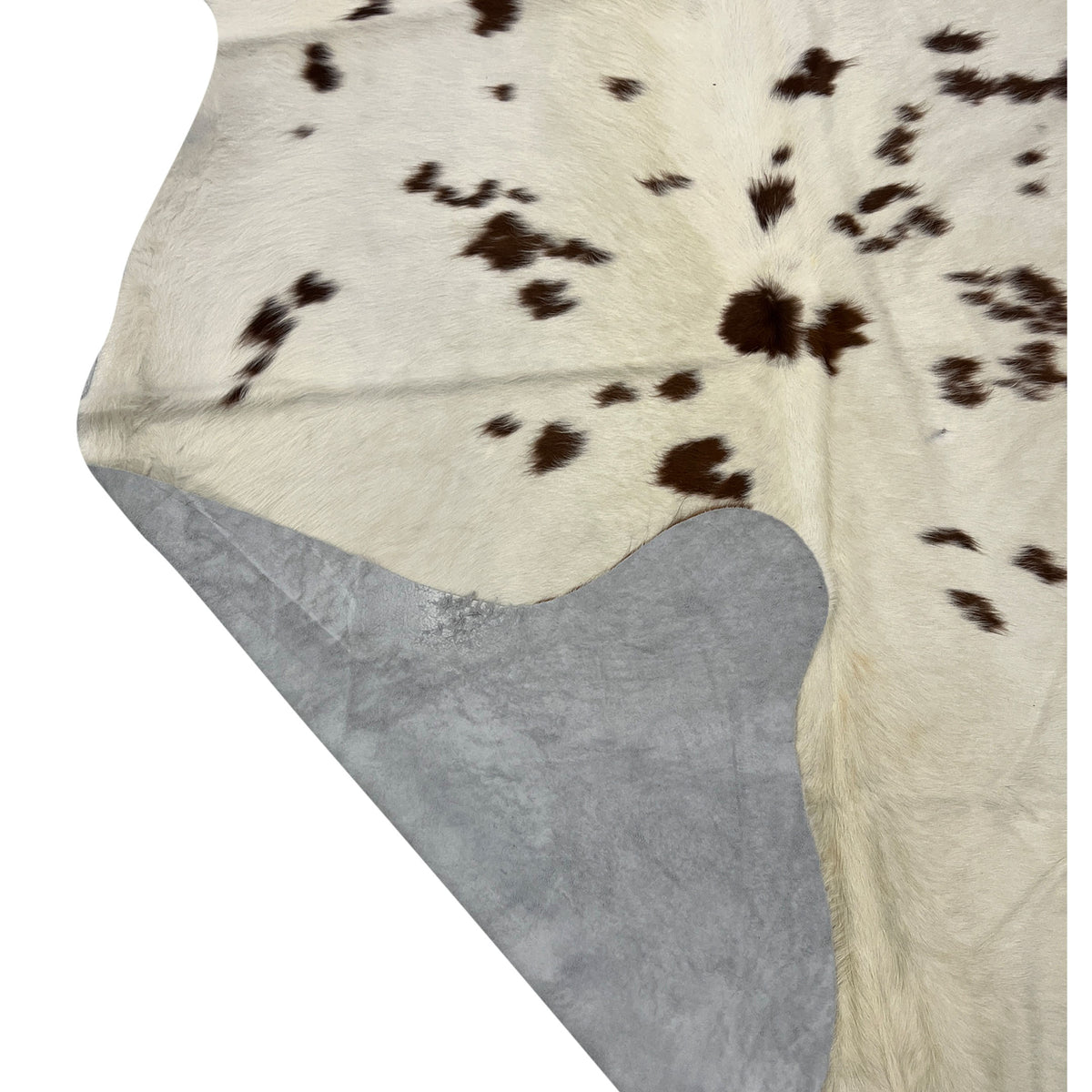 Aura Cowhide 75442 Ivory Brown Cowhide Cowhide Rug