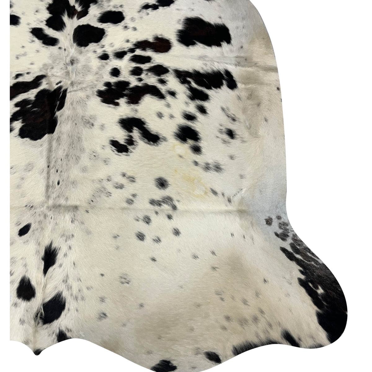 Aura Cowhide 75443 Ivory Black Cowhide Cowhide Rug