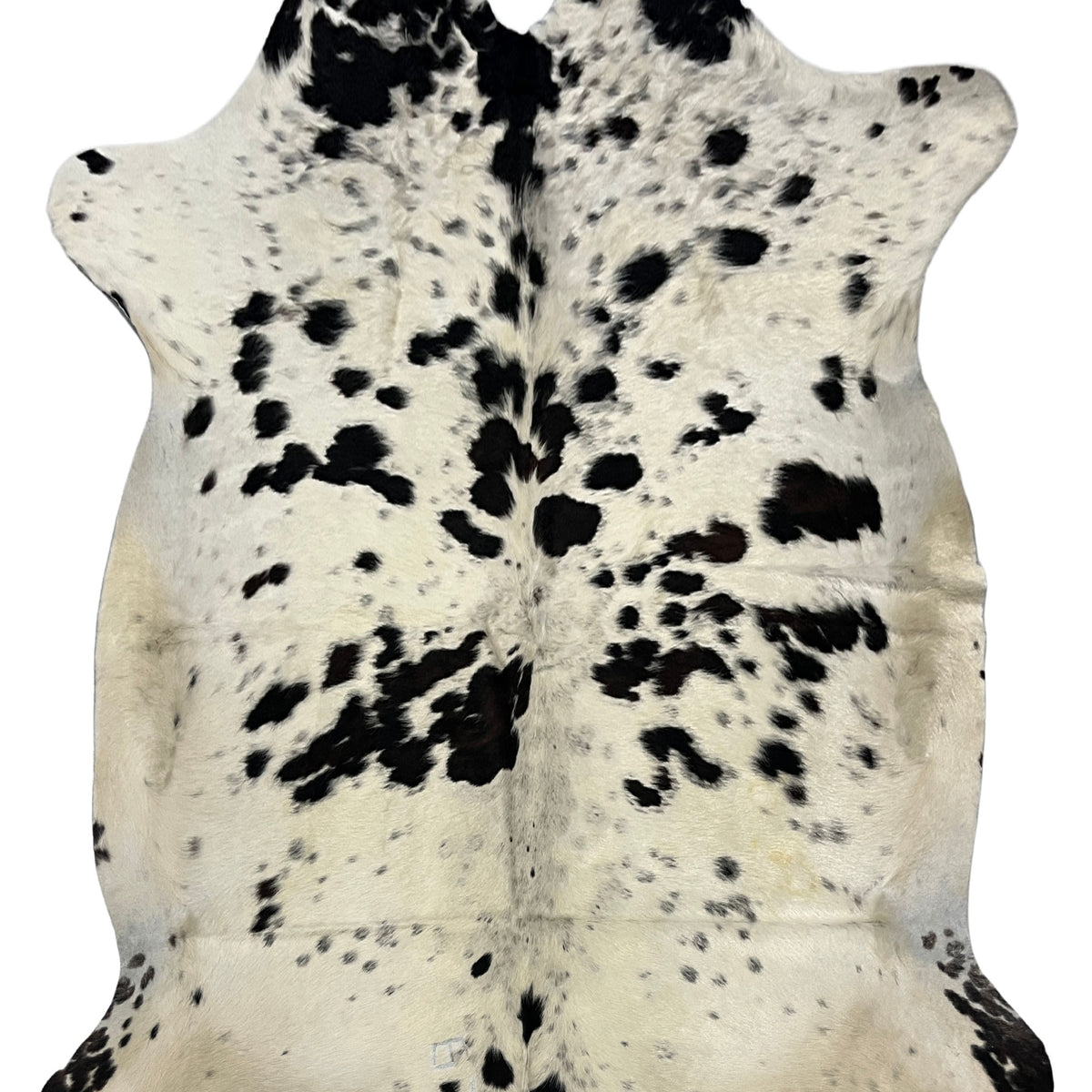 Aura Cowhide 75443 Ivory Black Cowhide Cowhide Rug