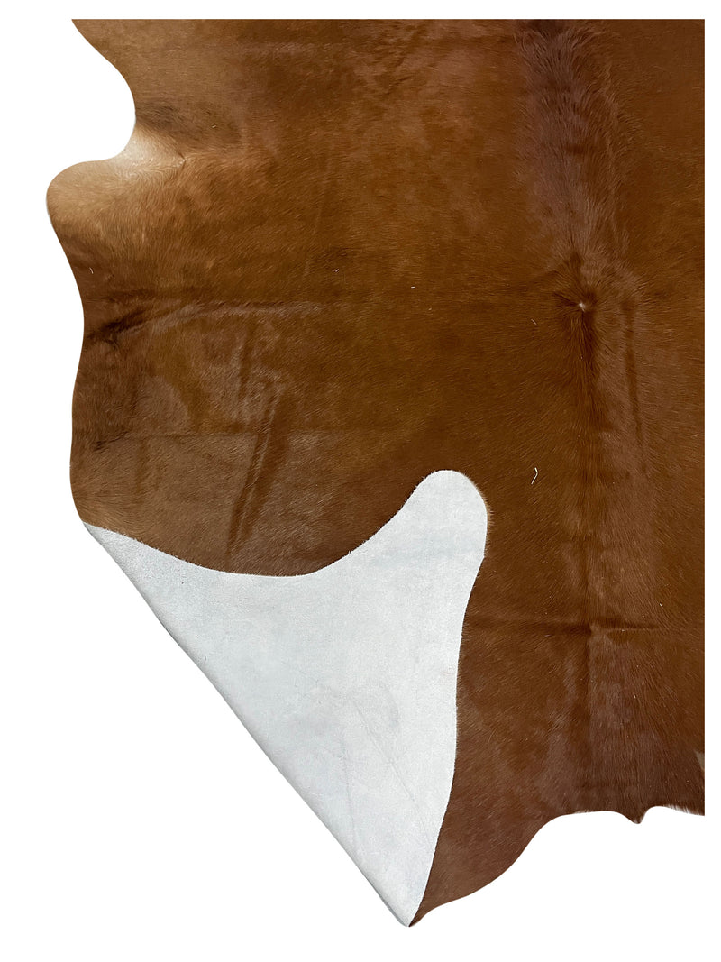 Aura Cowhide 75445 Brown Beige Cowhide Cowhide Rug